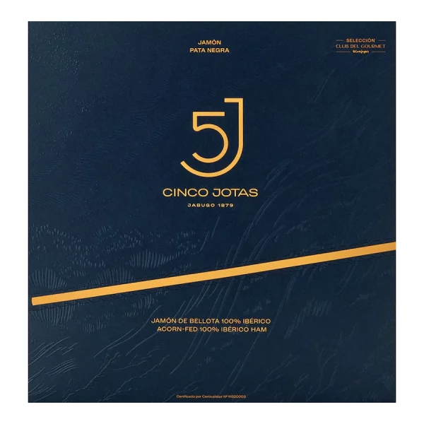 Jamón Cinco Jotas cortado en finas lonchas en sobre individual, listo para regalar o degustar en cualquier lugar. Descubre su sabor arrebatador.